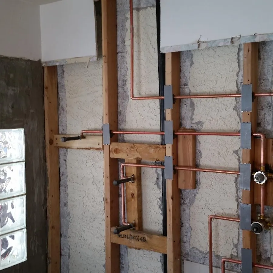 Copper pipe installation for Burst Pipe Repair in South Portland